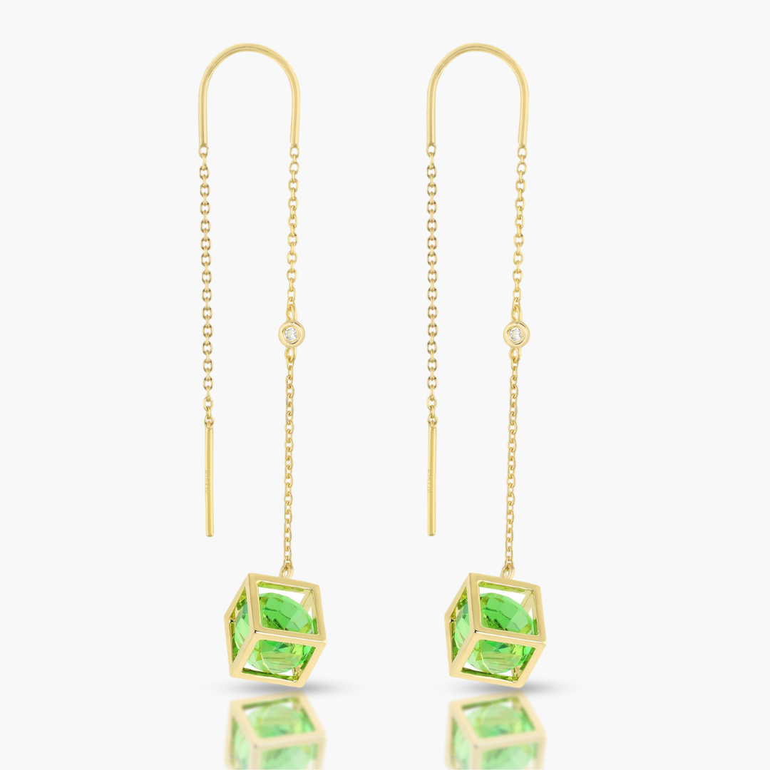 Liv Cube Pendant earrings