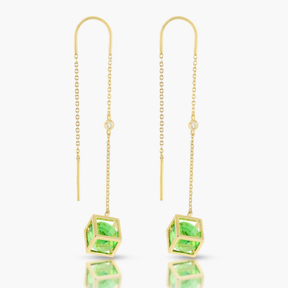Liv Cube Pendant earrings