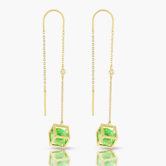 Liv Cube Pendant earrings