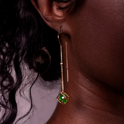 Liv Cube Pendant earrings