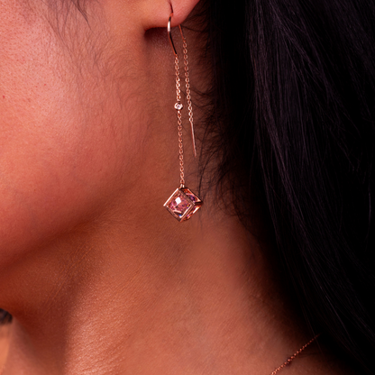 Liv Cube Pendant earrings